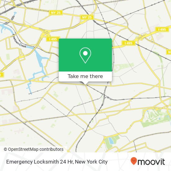 Mapa de Emergency Locksmith 24 Hr