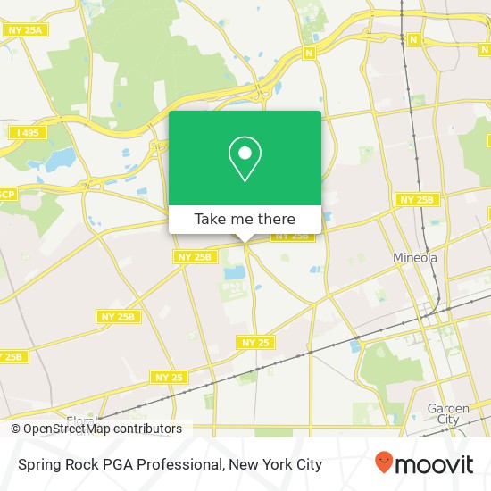 Mapa de Spring Rock PGA Professional