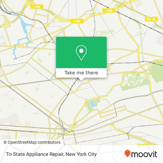 Mapa de Tri-State Appliance Repair