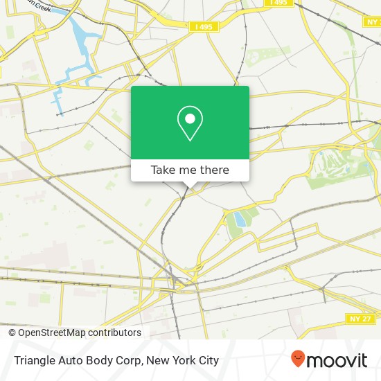 Mapa de Triangle Auto Body Corp