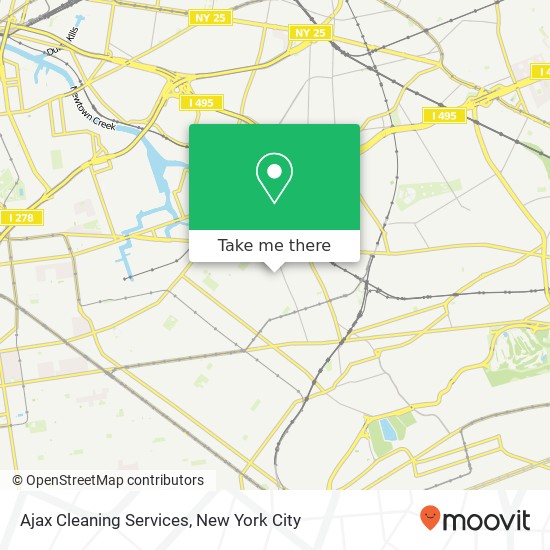 Ajax Cleaning Services map