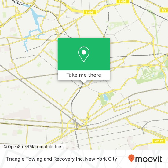 Mapa de Triangle Towing and Recovery Inc