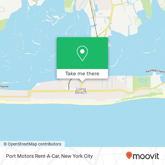 Port Motors Rent-A-Car map