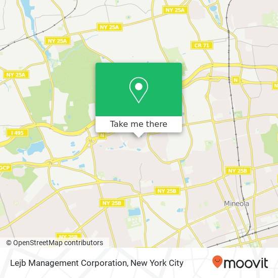 Mapa de Lejb Management Corporation