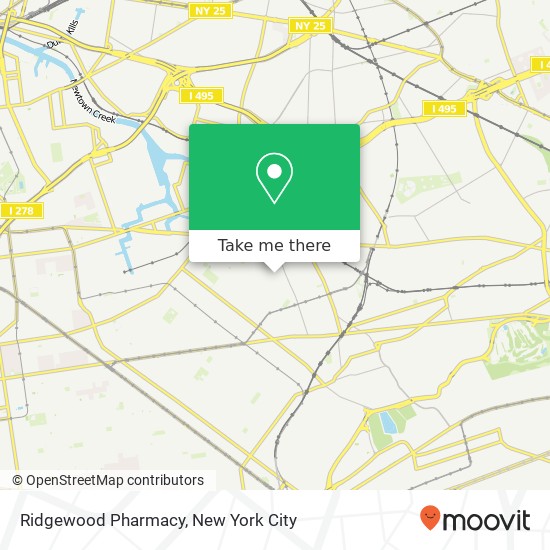 Mapa de Ridgewood Pharmacy