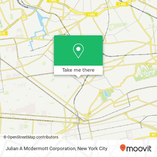 Julian A Mcdermott Corporation map