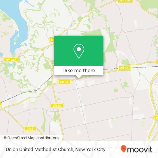Union United Methodist Church map