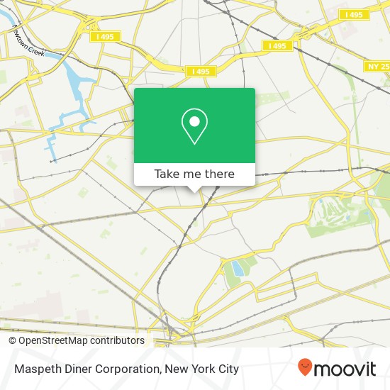 Maspeth Diner Corporation map