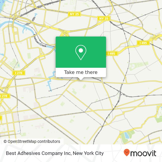 Mapa de Best Adhesives Company Inc