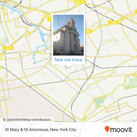 St Mary & St Antonious map