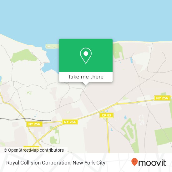 Mapa de Royal Collision Corporation