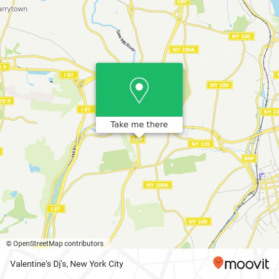 Mapa de Valentine's Dj's