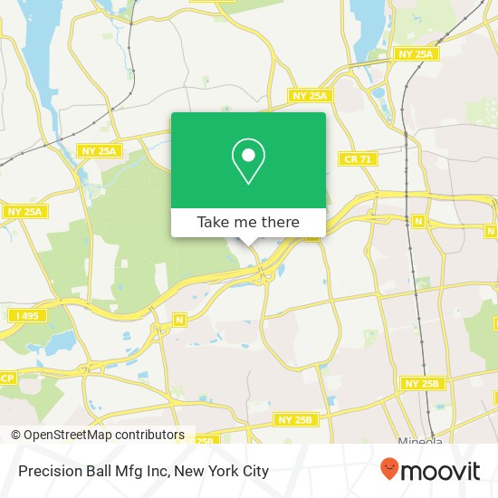Precision Ball Mfg Inc map