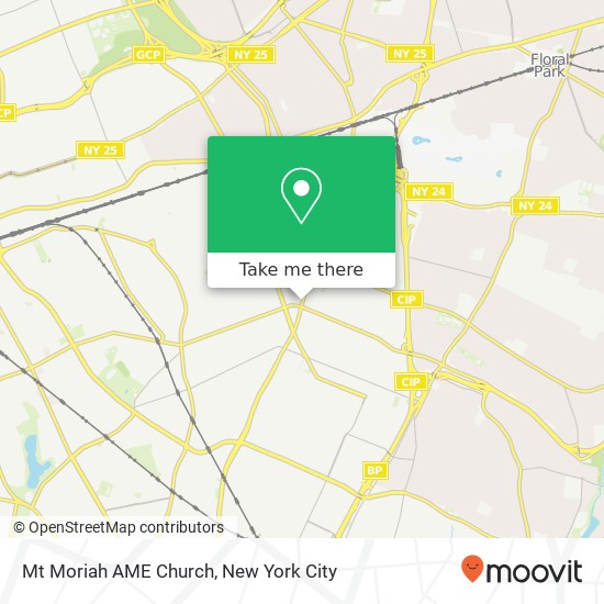 Mt Moriah AME Church map