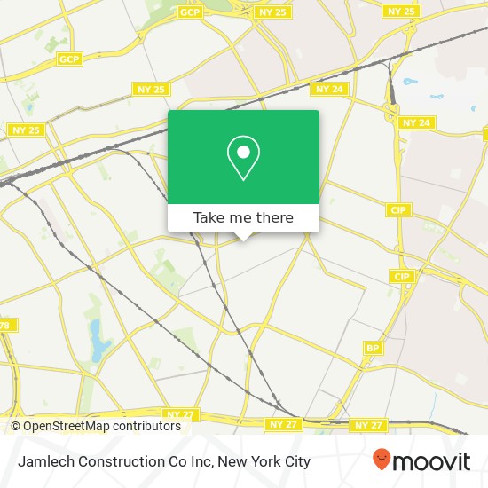 Mapa de Jamlech Construction Co Inc