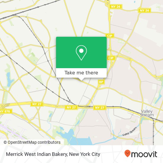 Mapa de Merrick West Indian Bakery