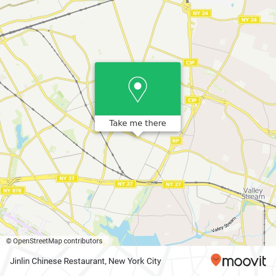Mapa de Jinlin Chinese Restaurant