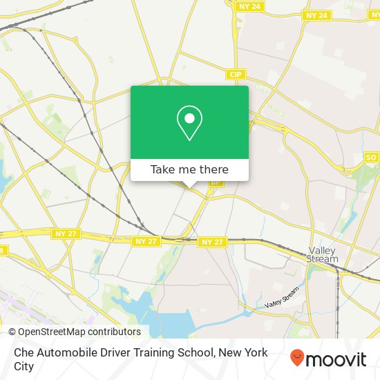 Mapa de Che Automobile Driver Training School