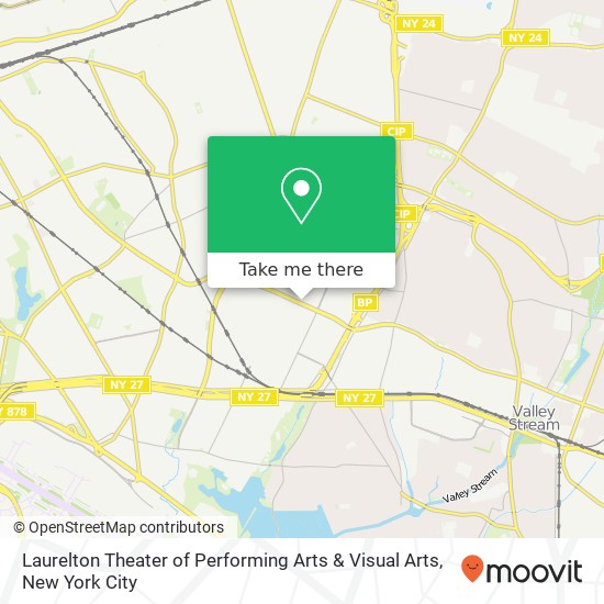 Mapa de Laurelton Theater of Performing Arts & Visual Arts