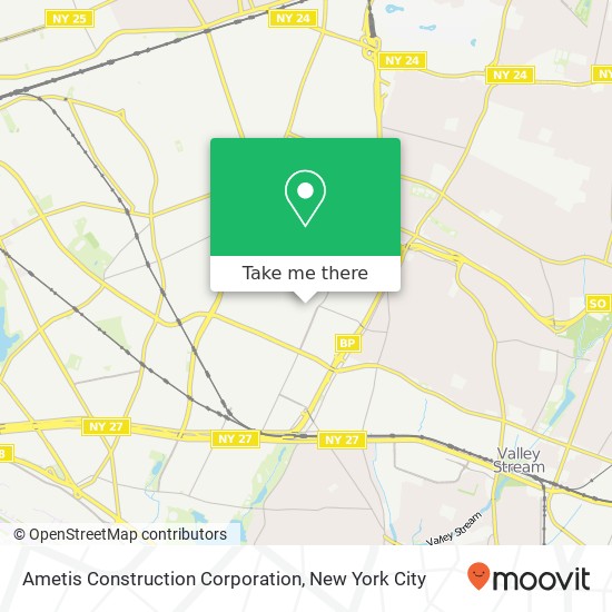 Ametis Construction Corporation map