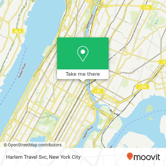 Mapa de Harlem Travel Svc