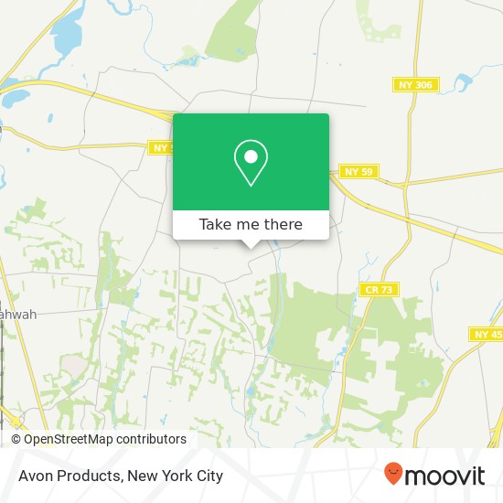 Mapa de Avon Products