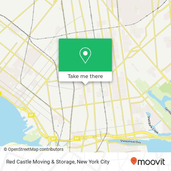 Red Castle Moving & Storage map