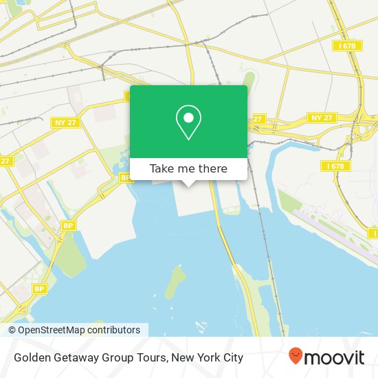 Golden Getaway Group Tours map