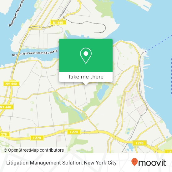 Litigation Management Solution map