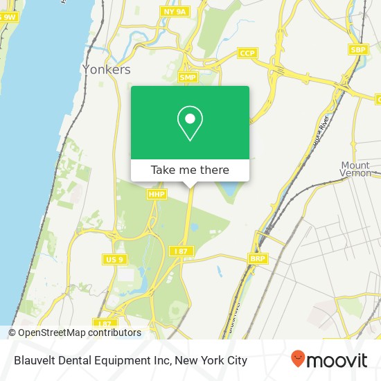 Mapa de Blauvelt Dental Equipment Inc