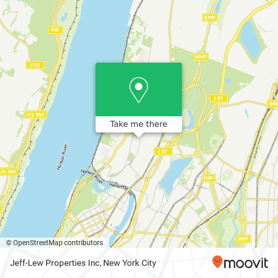 Jeff-Lew Properties Inc map