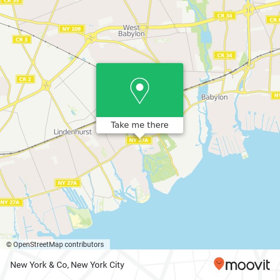 Mapa de New York & Co