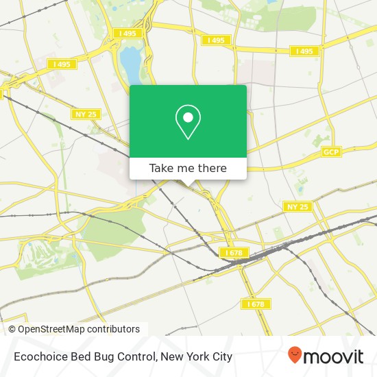 Mapa de Ecochoice Bed Bug Control
