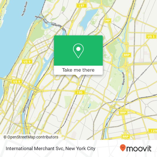 International Merchant Svc map