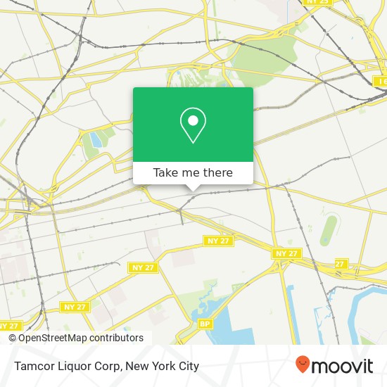 Tamcor Liquor Corp map