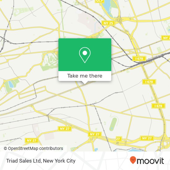 Triad Sales Ltd map