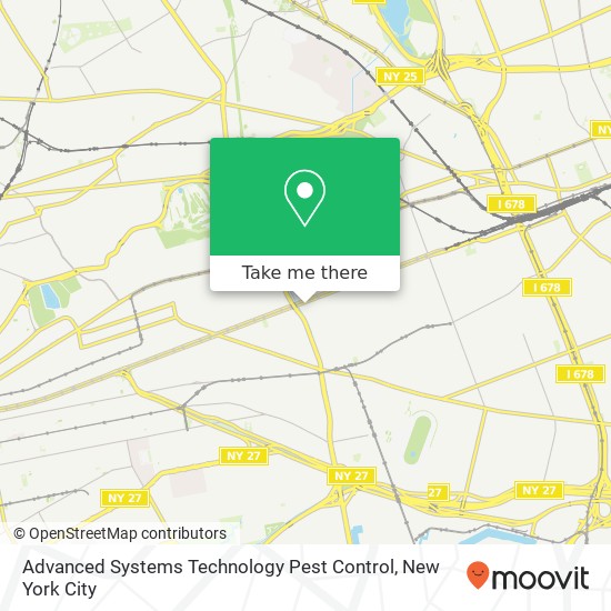 Advanced Systems Technology Pest Control map