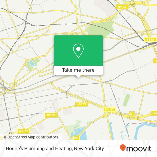 Hourie's Plumbing and Heating map