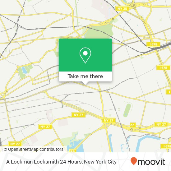 A Lockman Locksmith 24 Hours map