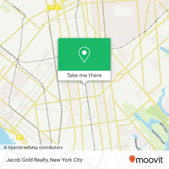 Jacob Gold Realty map