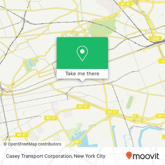 Casey Transport Corporation map