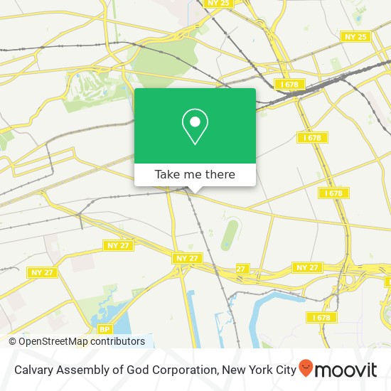 Calvary Assembly of God Corporation map