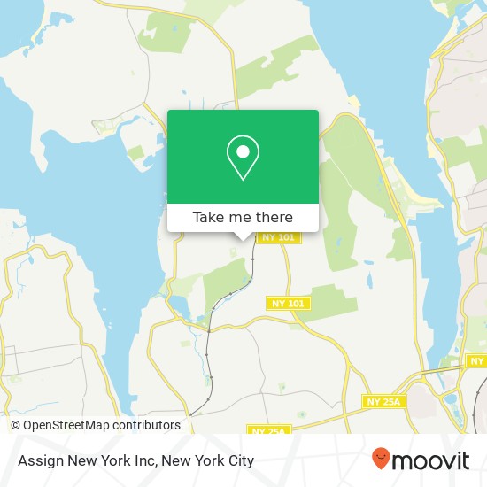 Assign New York Inc map