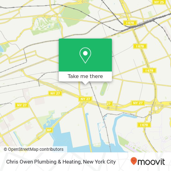 Mapa de Chris Owen Plumbing & Heating
