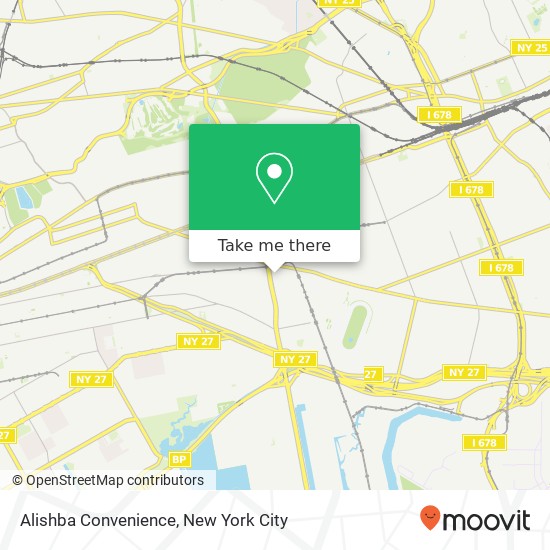 Alishba Convenience map