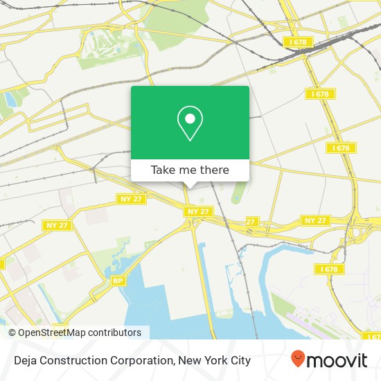 Mapa de Deja Construction Corporation
