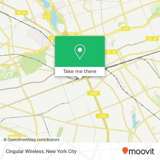 Mapa de Cingular Wireless