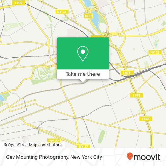 Mapa de Gev Mounting Photography