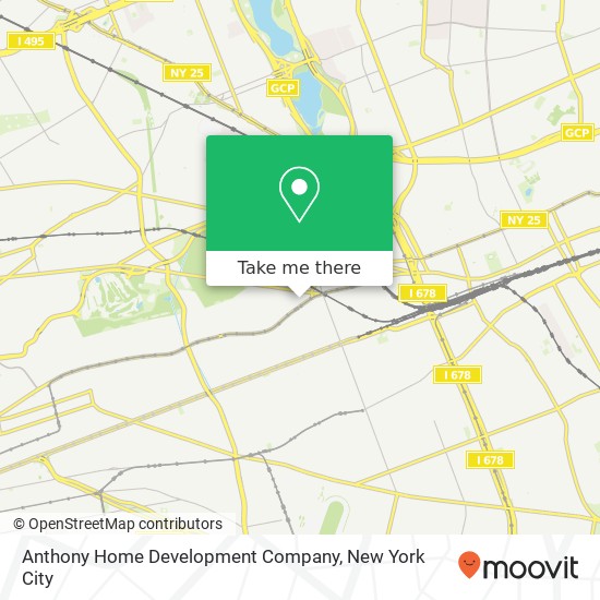 Anthony Home Development Company map