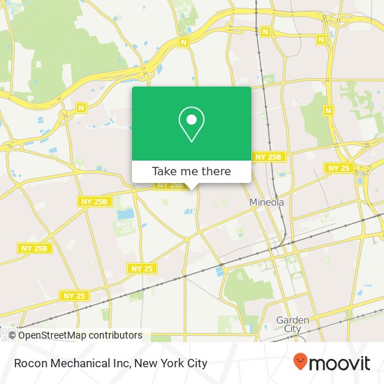 Rocon Mechanical Inc map